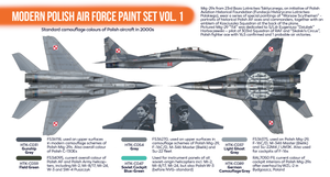 Hataka HTK-CS17 ORANGE LINE – Modern Polish Air Force paint set vol. 1 6x17ml – image 3
