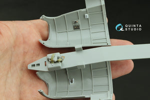 Quinta Studio QD32226 Boeing B-17G Navigator, bombardier, waist and tail gunners compartments. 3D-Printed colored Interior (HK models) 1/32 – immagine 6