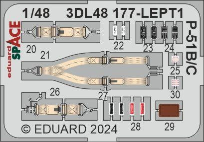 Eduard 3DL48177 P-51B/ C SPACE EDUARD 1/48 – image 4