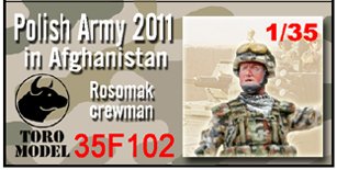 ToRo Modèle 35F102 PKW Afghanistan - Un membre d&amp;#39;équipage Rosomak / Armée polonaise en Afghanistan - Figurine avec décalcomanies à l&amp;#39;échelle 1/35 – image 2