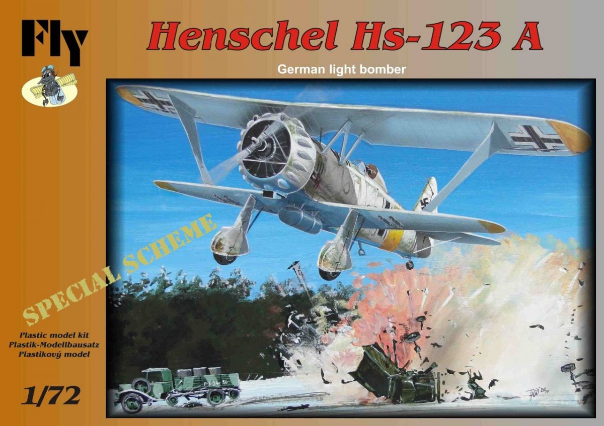Fly 72008 Henschel Hs-123 A 1/72