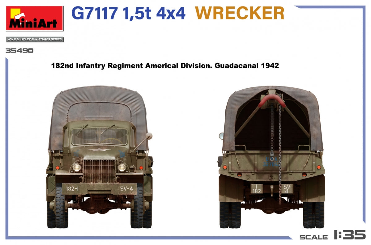 MiniArt 35490 G7117 1.5t 4x4 Wrecker 1/35 – image 10