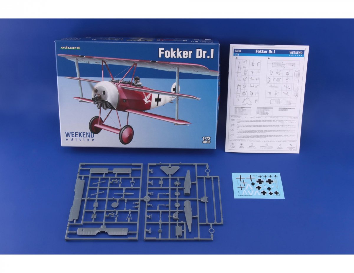 Eduard 7438 Fokker Dr. I 1/72 – obrázek 2
