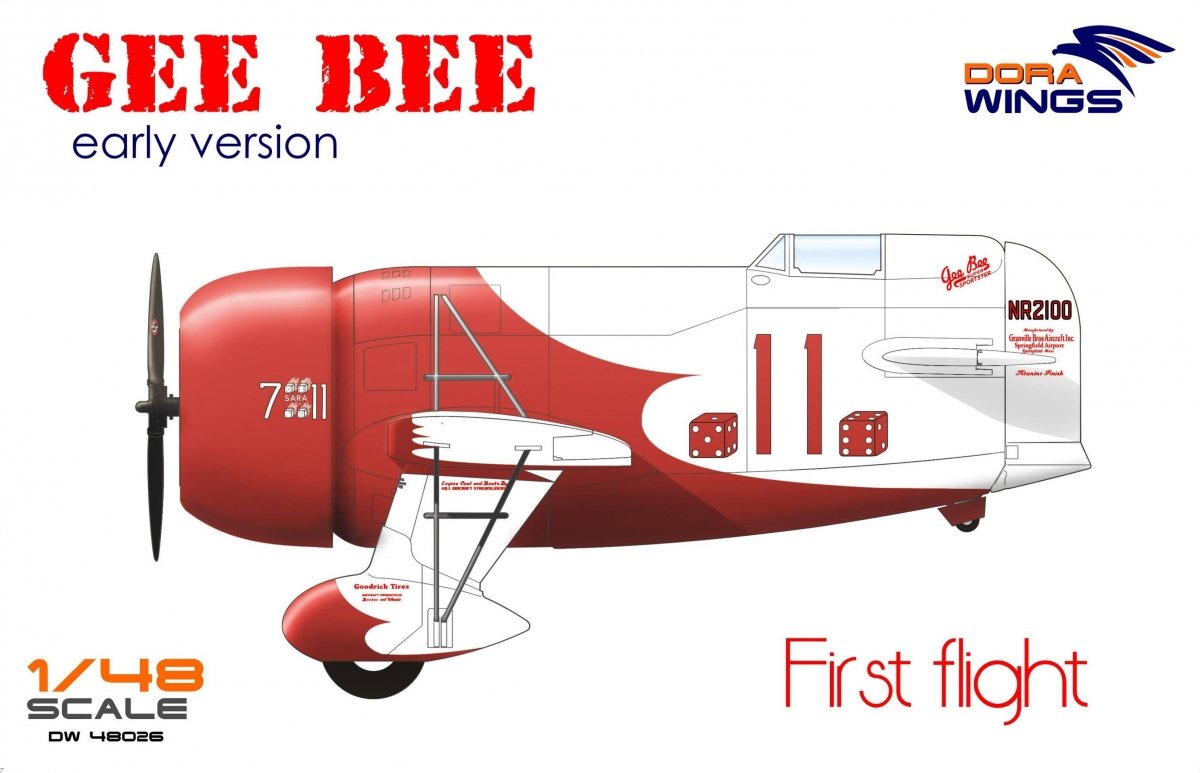Dora Wings DW48026 Gee Bee Super Sportster R-1 (early version) 1/48