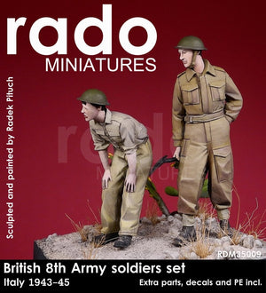 RADO Miniatures RDM35009 British 8. Army Italy 1943-45 Decals, PE &amp;amp; extra parts included (1/35)