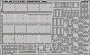 Eduard 36173 IDF Merkava Mk. IV armor shields 1/35 Hobby Boss – image 2