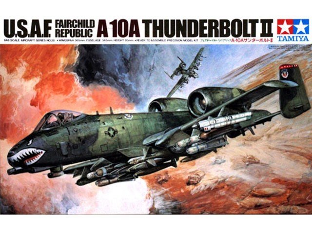 Tamiya 61028 Fairchild Republic A-10A "Thunderbolt II" 1/48