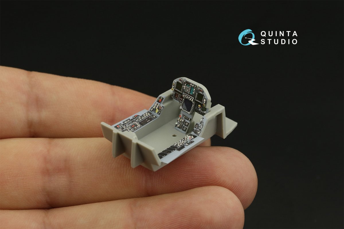 Quinta Studio QDS-48279 F/A-18C early 3D-Printed &amp;amp; colored Interior on decal paper (HobbyBoss)(Small version) 1/48 – Bild 10