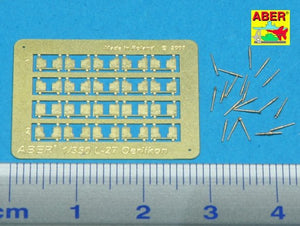 Aber 350L-27 Set of 20 pcs 20 mm L/70 Oerlikon Mk.10 barrels for US Navy ships 1/350 – Bild 2