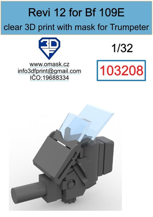 Omask 103208 Revi 12 for Bf109E (Trumpeter) 1/32