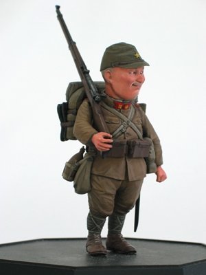 FineMolds FT3 WWII IJA Infantry Man &amp;amp; Type38 Rifle 1/12 – obrázek 2