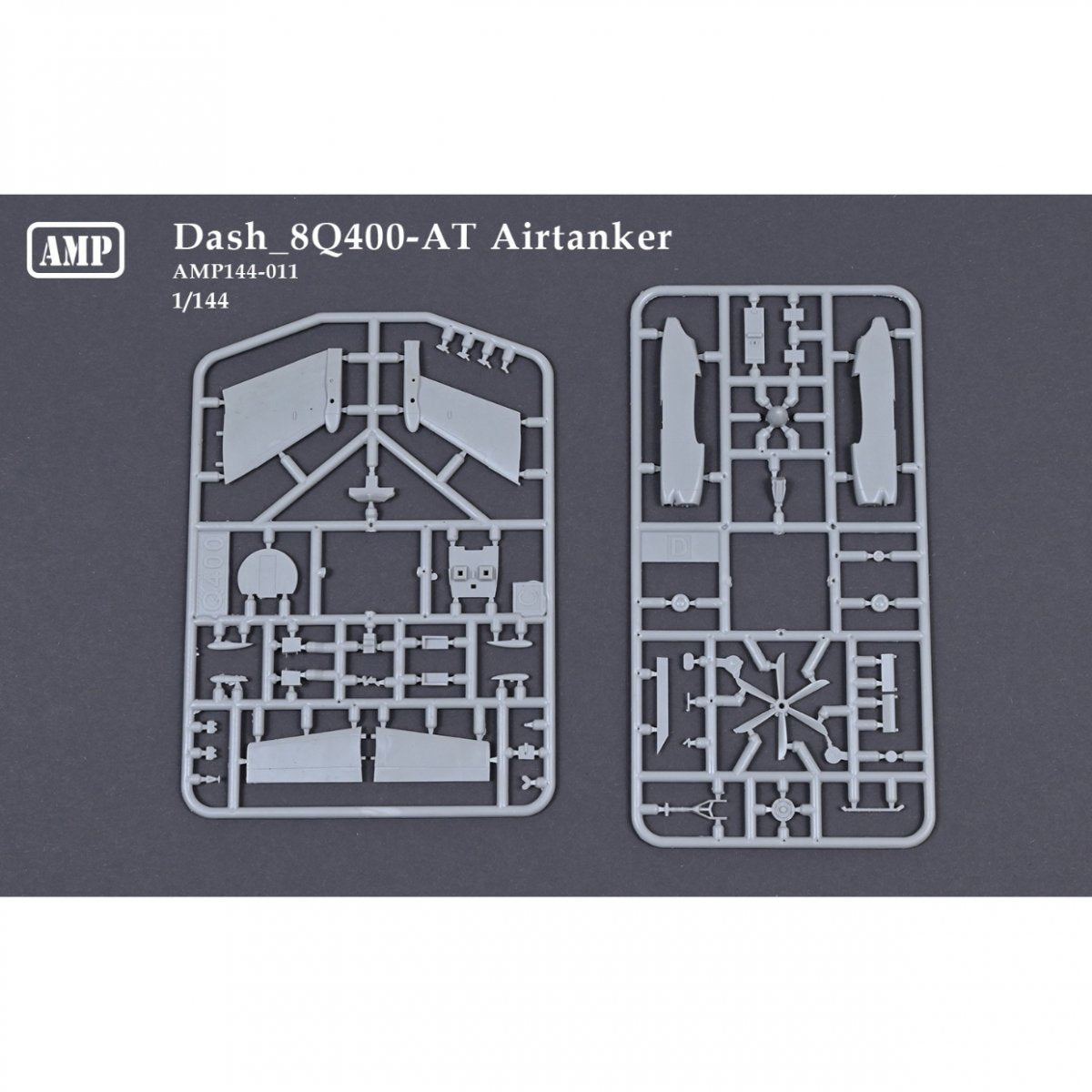 AMP 144011 Dash 8Q400-AT Airtanker - Canadian Short Range Commuter Airliner 1/144 – image 5