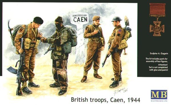 Master Box 3512 British Commandos Caen 1944 (1/35)