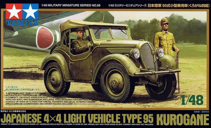 Tamiya 32558 Japanese 4x4 Light Vehicle Type 95 Kurogane 1/48