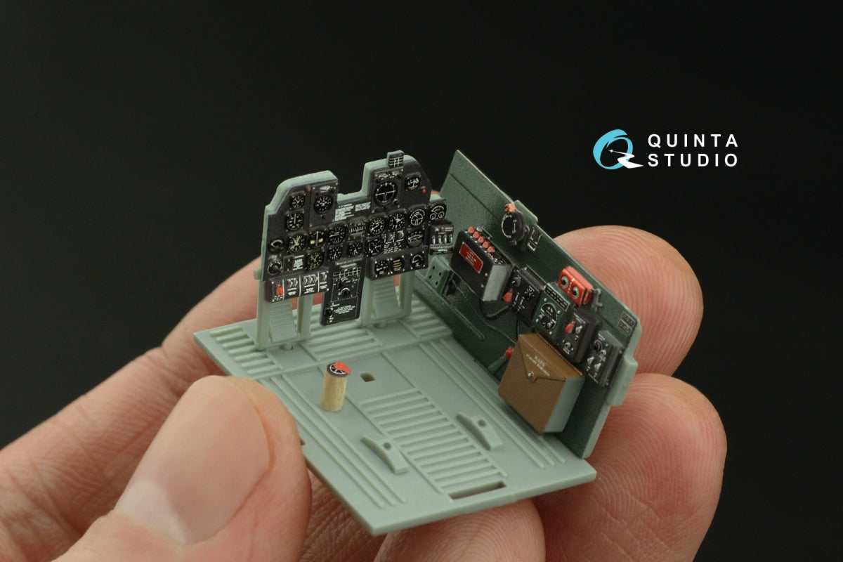Quinta Studio QD48442 P-47N Thunderbolt 3D-Printed colored Interior on decal paper (Academy) 1/48 – immagine 10