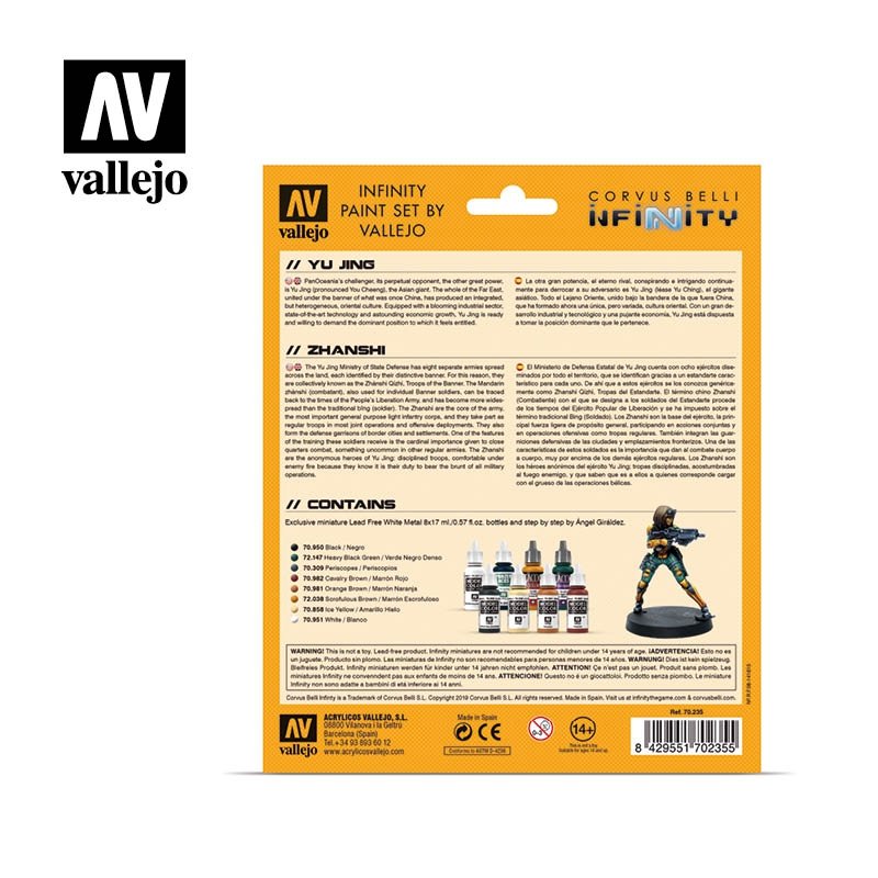 Vallejo 70235 Yu Jing 8x17ml – immagine 3