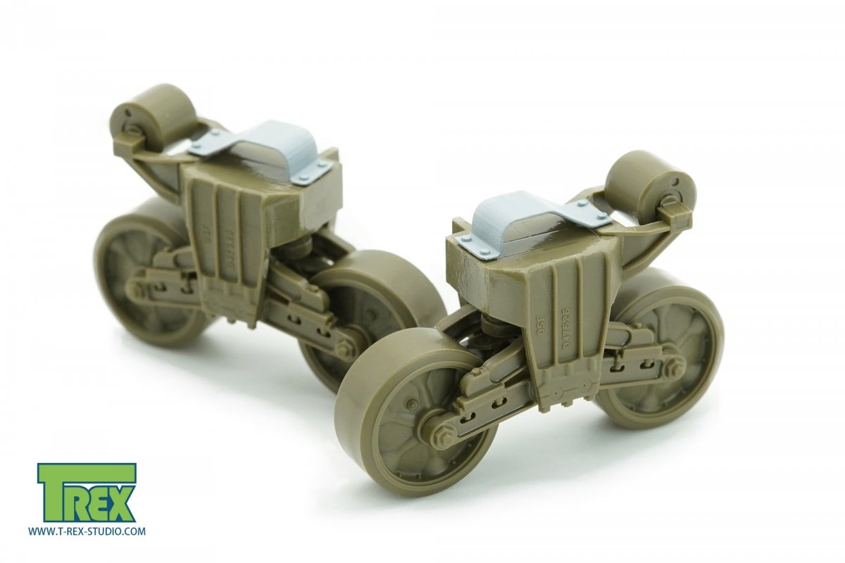 T-Rex Studio TR35046 Track Skids Set (Early Version) for M4 Family 1/35 – obrázek 2