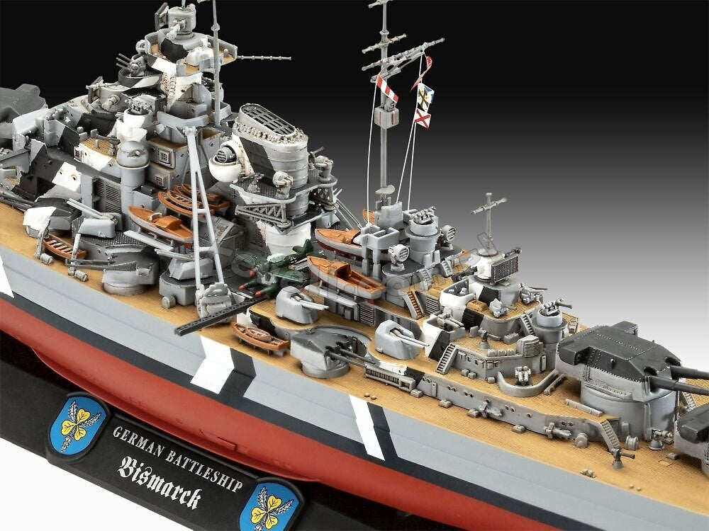 Revell 05637 Gift Set - The Legendary Bismarck 1/700 – obrázek 7
