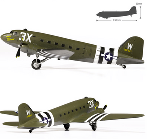 Maquette Academy 12633 USAAF C-47 Skytrain au 1/144 – image 8