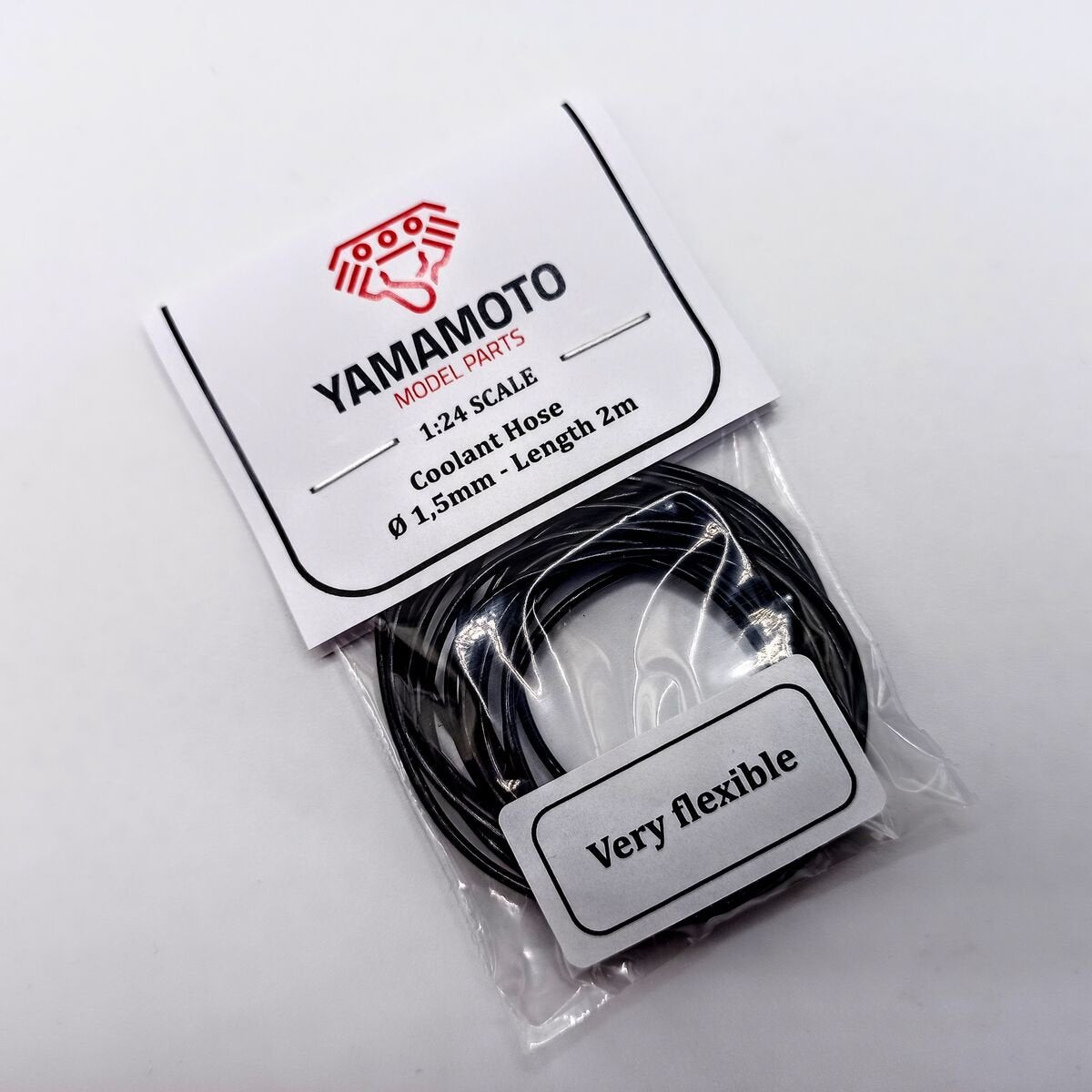 Yamamoto Model Parts YMPTUN78 Coolant Hose Black 1.5mm 2m very flexible 1/24