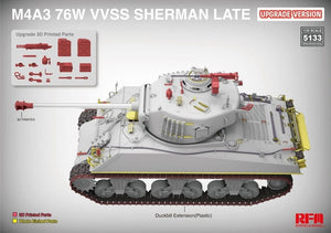 Rye Field Model 5133 M4A3 76W VVSS Sherman Late Upgrade Version 1/35 – obrázek 3