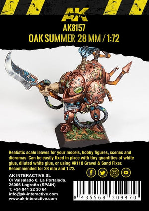 AK Interactive AK8157 OAK SUMMER LEAVES 28MM 1/72 – immagine 3