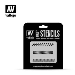 Vallejo ST-TX002 Tire Markings 1/35