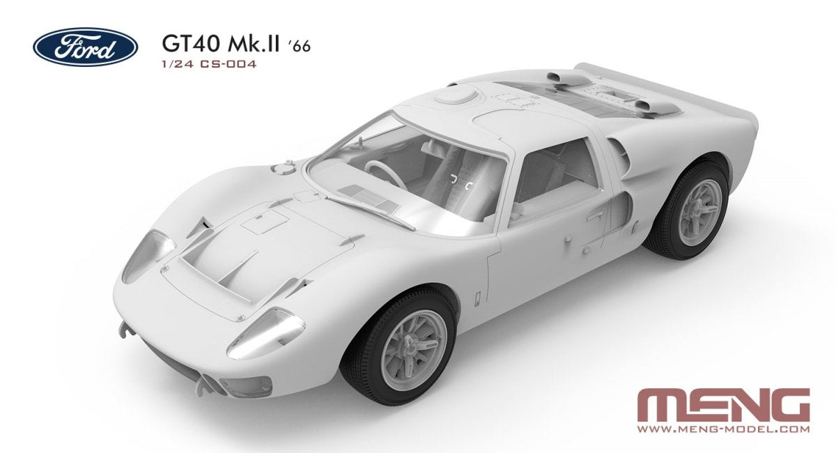 Meng Model CS-004 Ford GT40 Mk.II 1/24 – Bild 3