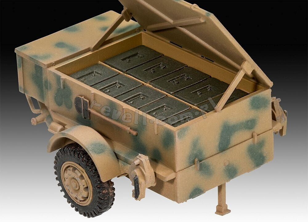 Revell 63293 sWS with Flak 43 and Sd.Ah. 58 Ammo Trailer Model Set 1/72 – image 5