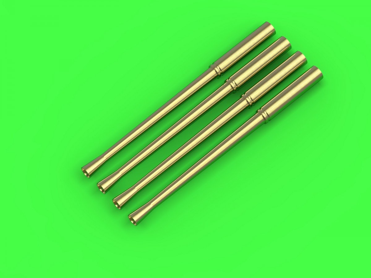 Master AM-144-022 Japanese 20mm Type 99 Mark 2 Cannon Barrels (4 pcs.) (1/144)