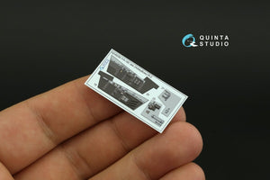 Quinta Studio QD48280 F/A-18C late 3D-Printed &amp;amp; colored Interior on decal paper (HobbyBoss) 1/48 – image 11