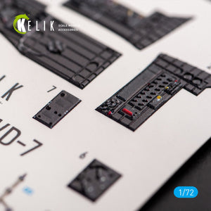 KELIK K72052 JUNKERS JU87D-3N/D-7 - INTERIOR 3D DECALS FOR FUJIMI/HOBBY 2000 KIT 1/72 – imagen 2
