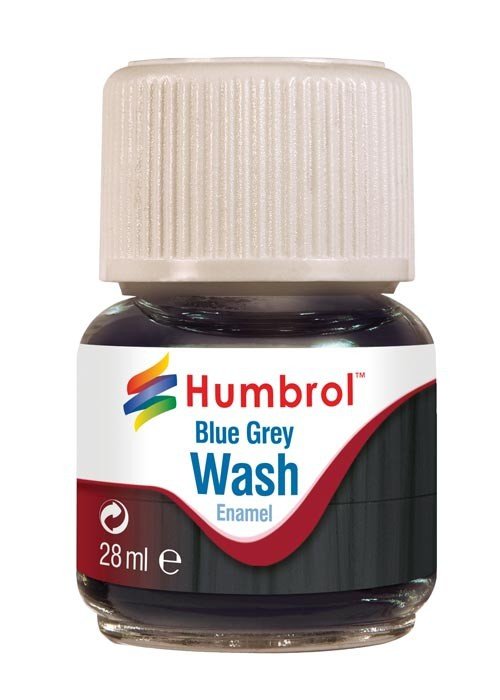 Humbrol AV0206 Enamel Wash Blue Gray 28ml