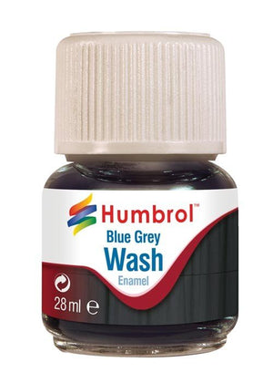 Humbrol AV0206 Enamel Wash Blue Gray 28ml