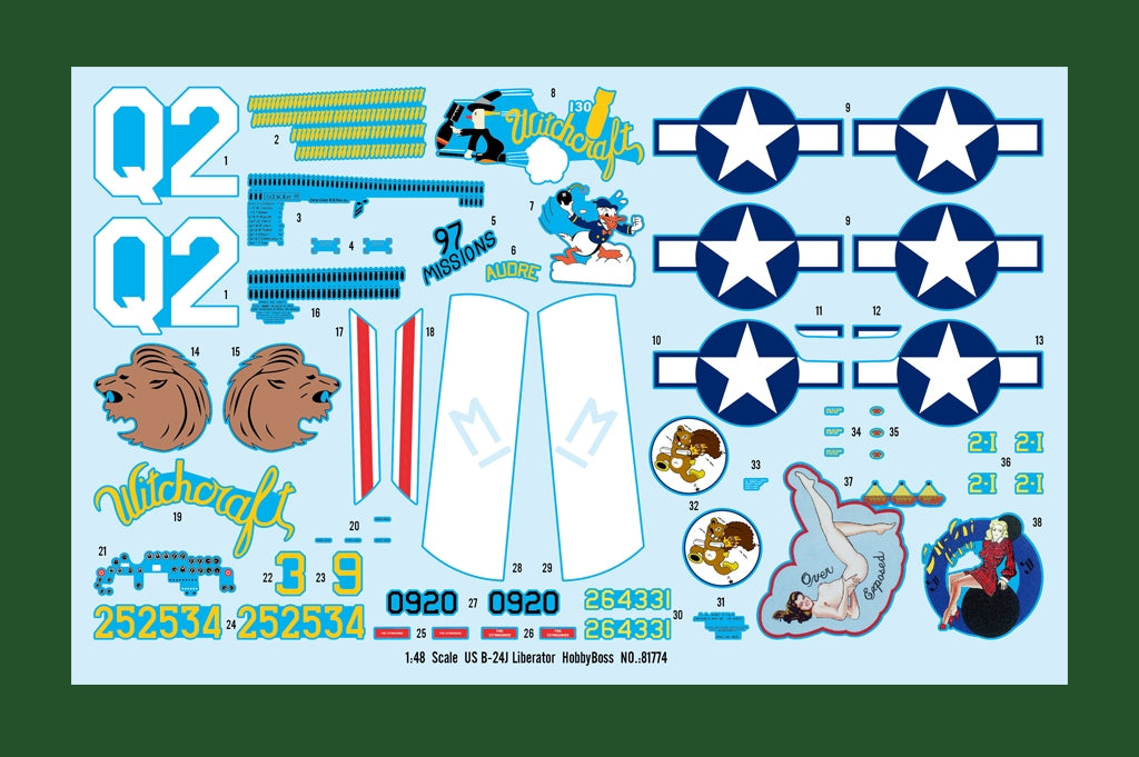 Hobby Boss 81774 Consolidated B-24J Liberator 1/48 – image 3