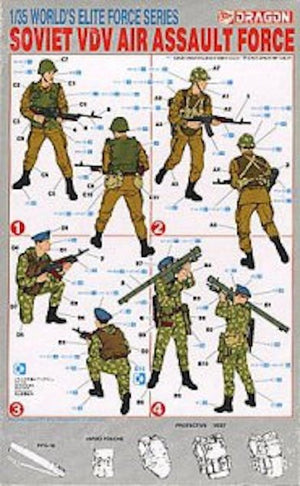 Dragon 3003 Soviet VDV Air Assault Force 1/35 – imagen 2