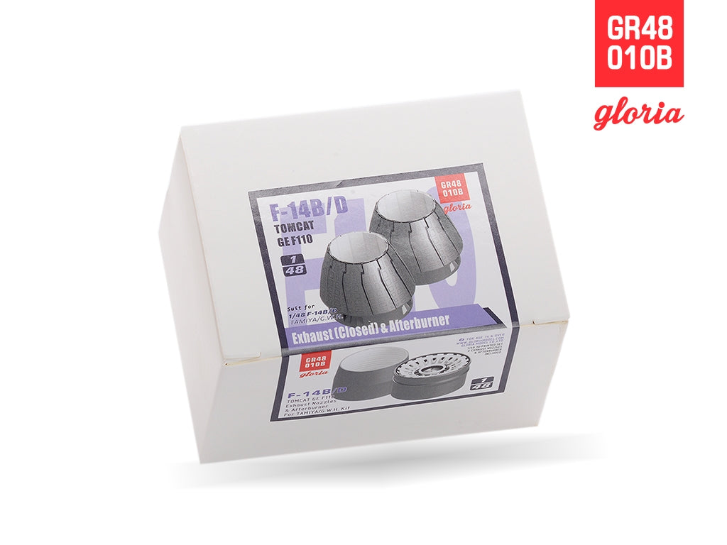 Gloria GR48012B F-16CJ F110-GE Exhaust Nozzle &amp;amp; Afterburner CLOSED TAMIYA 1/48 – Bild 3