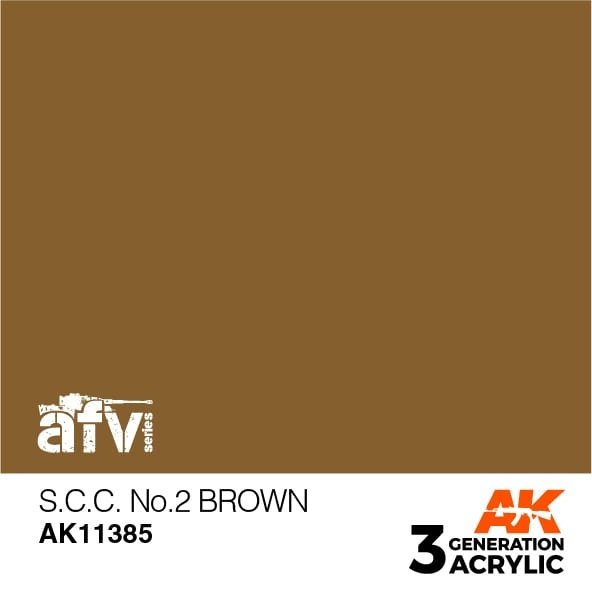 AK Interactive AK11385 SCC n° 2 Brun 17 ml