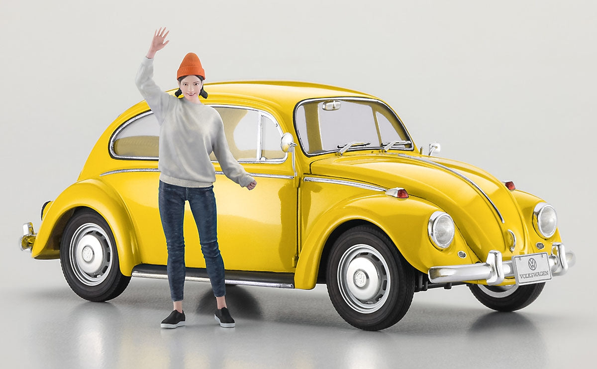 Hasegawa SP620 Volkswagen Beetle Type 1 (1967) with Girl&amp;#39;s Figure 1/24 – immagine 2