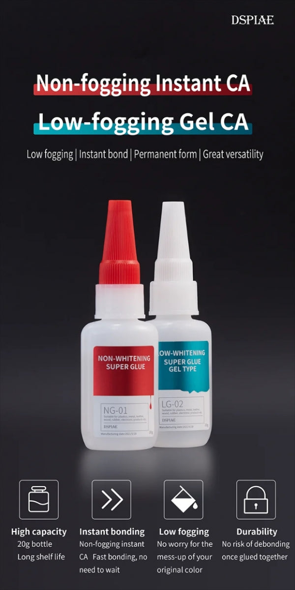 DSPIAE LG-02 Low-Whitening Super Glue Gel Type 20g – image 2