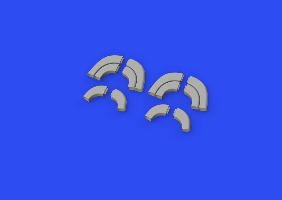 Eduard 648805 Yak-9D exhaust stacks PRINT ZVEZDA 1/48 – Bild 3