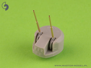 Master SM-350-119 HMS Naiad - weapon barrels - 5.25in (10 pcs.), 40mm POM-POM (8 pcs.), Vickers .50cal (8 pcs.) and Hotchkiss salute gun (for Trumpeter model) 1/350 – image 4