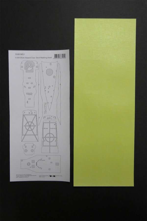 Pontos 35001MS1 USS Oliver Hazard Perry Class Deck Masking Sheet 1/350 – Bild 2