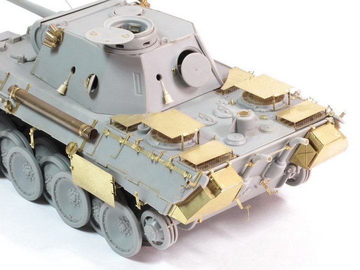 ET Model EA35-061 WWII German Additional Armor Plates for Panther D/A/G For DRAGON Smart Kit 1/35 – Bild 2