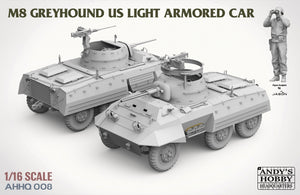 Andy&amp;#39;s Hobby Headquarters AHHQ-008 M8 Greyhound US light Armored Car 1/16 – image 5