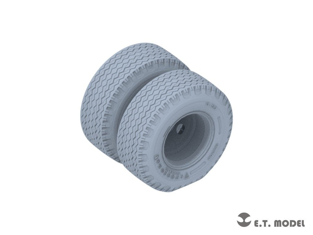 ET Model P35-119 US M747 Heavy Equipment Semi-Trailer Sagged wheels For Meng Kit 1/35 – imagen 2
