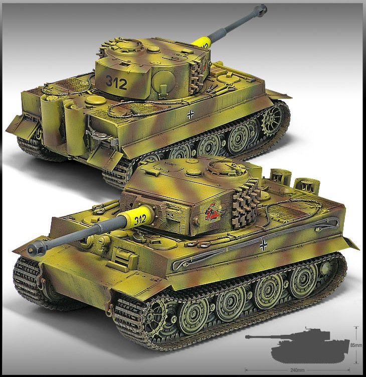 Academy 13314 GERMAN TIGER I Ver.LATE 1/35 – Bild 3