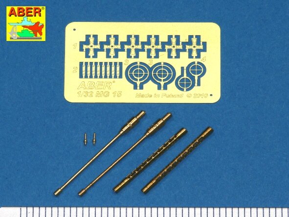 Aber A32001 Set of 2 barrels for German 7.92 mm MG 15 aircraft machine guns (1/32) – Bild 2