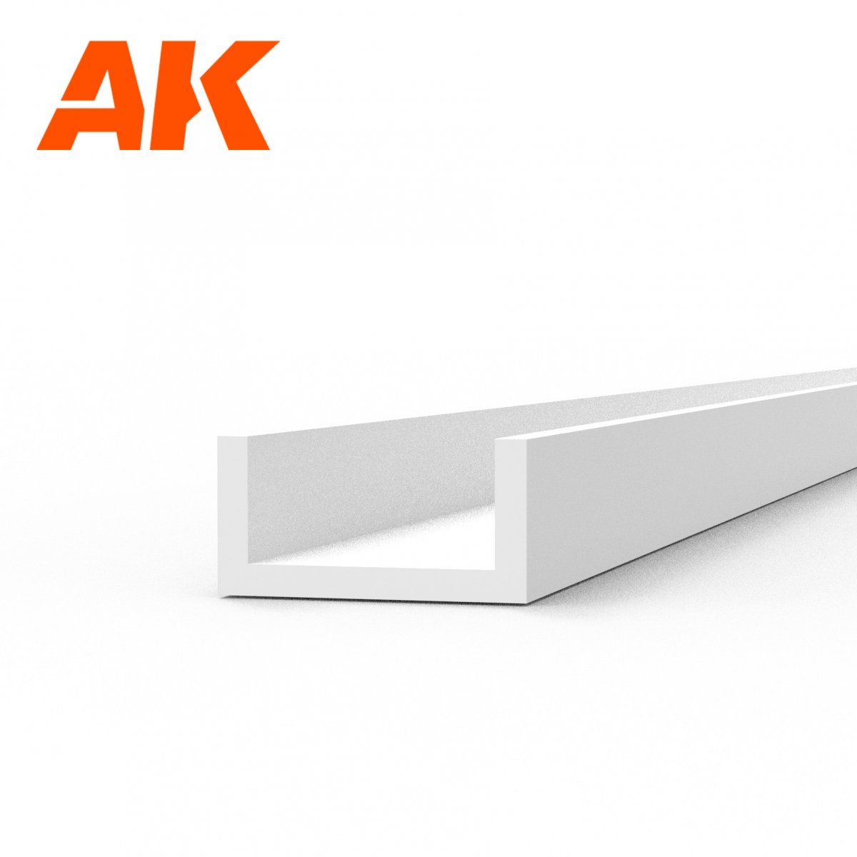 AK Interactive AK6555 CHANNEL 3.0 WIDTH X 350MM – STYRENE U CHANNEL – (4 UNITS) – Bild 2