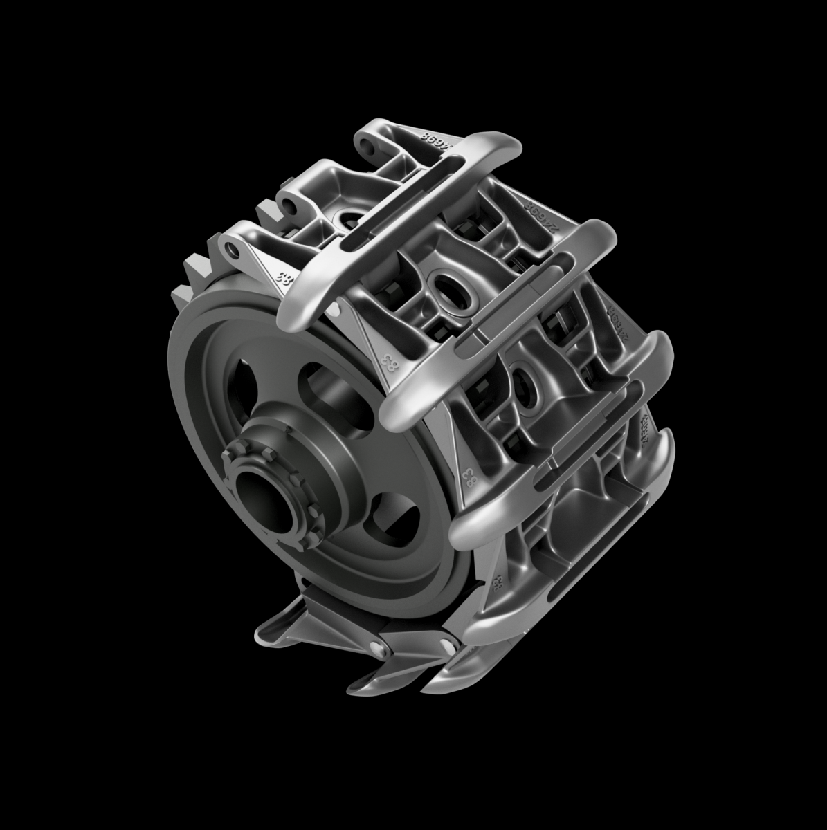Panzer Art TR35-033 Mk IV Churchill late track &amp;amp; Idler wheels 1/35 – imagen 3